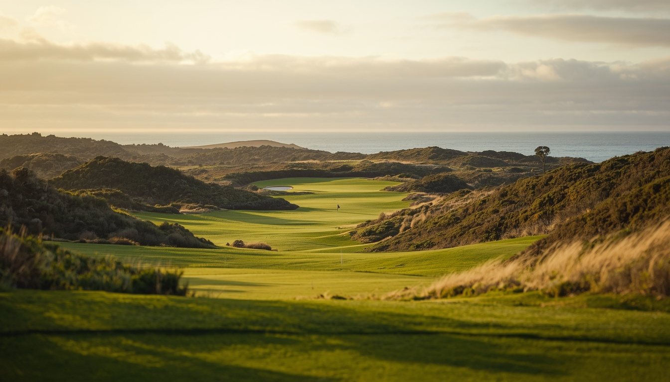 Hole 3 at Ocean Bluff National.