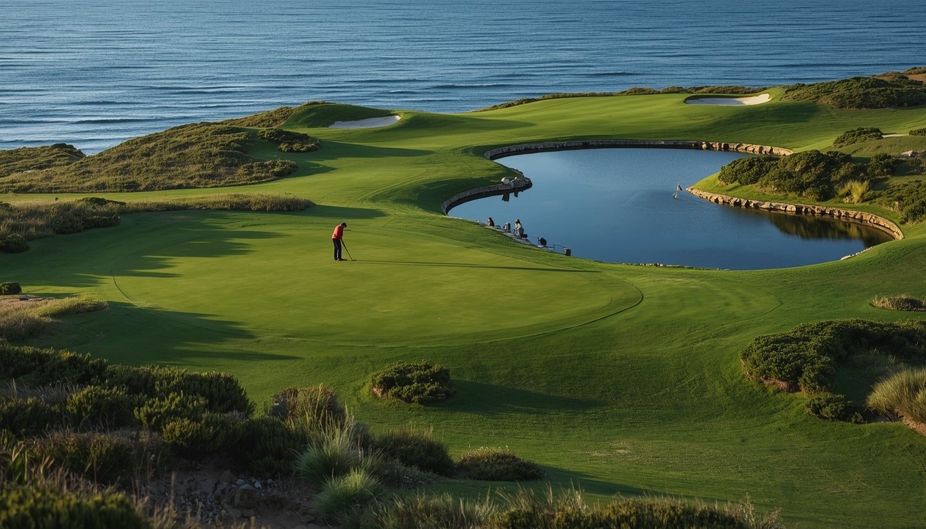 Hole 5 at Ocean Bluff National.