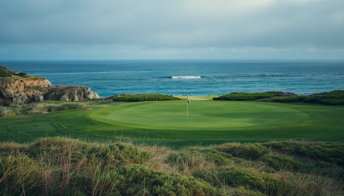 Hole 12 at Ocean Bluff National.