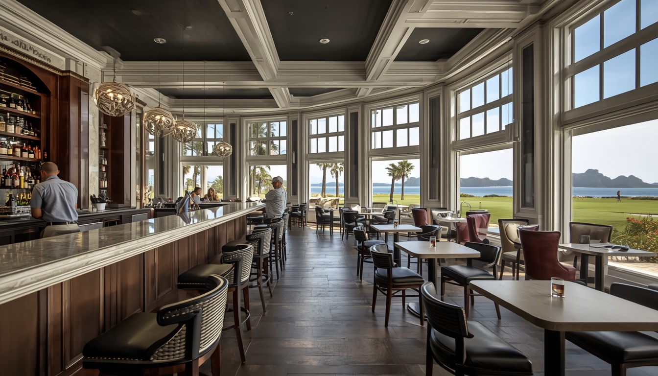 The relaxed grill room at Alderwick. Demonstration image of a fictional course.